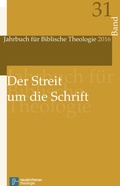 Cover: Der Streit um die Schrift - Vandenhoeck & Ruprecht