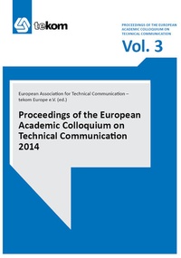 Enlarge image Cover: European Academic Colloquium on Technical Communication 2014 - tcworld