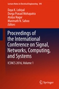 Cover: Proceedings of the International Conference on Signal, Networks, Computing, and Systems - Springer