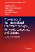 Cover: Proceedings of the International Conference on Signal, Networks, Computing, and Systems - Springer