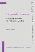 Cover: Linguistic Purism - John Benjamins Publishing Co