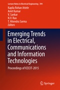 Cover: Emerging Trends in Electrical, Communications and Information Technologies - Springer