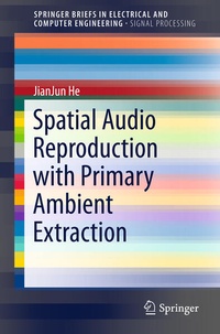 Enlarge image Cover: Spatial Audio Reproduction with Primary Ambient Extraction - Springer