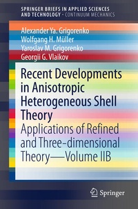 Enlarge image Cover: Recent Developments in Anisotropic Heterogeneous Shell Theory - Springer