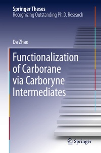 Abbildung von: Functionalization of Carborane via Carboryne Intermediates - Springer