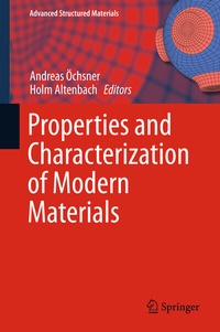Abbildung von: Properties and Characterization of Modern Materials - Springer