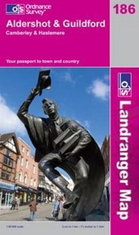 Abbildung von: Aldershot and Guildford, Camberley and Haslemere - Ordnance Survey