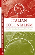 Cover: Italian Colonialism - Palgrave MacMillan