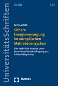 Cover: Sichere Energieversorgung im europ&auml;ischen Mehrebenensystem - Nomos