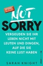 Cover: Not Sorry - Ullstein extra