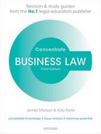 Enlarge image Cover: Business Law Concentrate - Oxford University Press