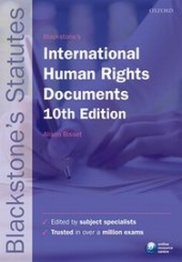Enlarge image Cover: Blackstone's International Human Rights Documents - Oxford University Press