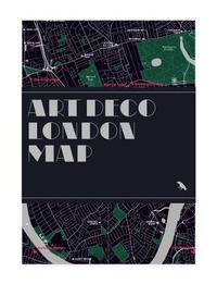 Abbildung von: Art Deco London Map - Blue Crow Media