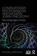 Cover: Contemporary Psychoanalysis and Modern Jewish Philosophy - Routledge