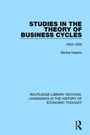 Cover: Studies in the Theory of Business Cycles - Routledge