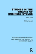 Cover: Studies in the Theory of Business Cycles - Routledge