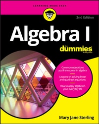 Abbildung von: Algebra I For Dummies - Wiley