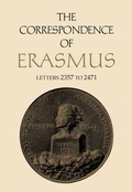 Cover: The Correspondence of Erasmus - University of Toronto Press