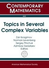 Enlarge image Cover: Topics in Several Complex Variables - American Mathematical Society