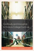 Cover: Continuity and Innovation in Honors College Curricula - Rowman & Littlefield Publishers