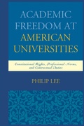 Cover: Academic Freedom at American Universities - Lexington Books