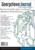 Cover: Georgetown Journal of International Affairs - Georgetown University Press
