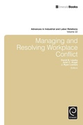 Cover: Managing and Resolving Workplace Conflict - Emerald Publishing Limited