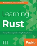 Cover: Learning Rust - Packt Publishing