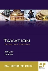 Enlarge image Cover: Taxation: Policy and Practice 2016/17 - Fiscal Publications