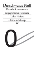 Cover: Die schwarze Null - Suhrkamp