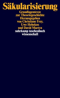 Enlarge image Cover: Säkularisierung - Suhrkamp