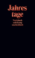 Cover: Notizbuch &raquo;Jahrestage&laquo; - Suhrkamp