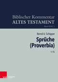 Cover: Spr&uuml;che (Proverbia) - Vandenhoeck & Ruprecht
