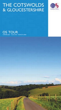 Abbildung von: The Cotswolds & Gloucestershire - Ordnance Survey