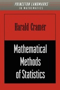 Cover: Mathematical Methods of Statistics - Princeton University Press
