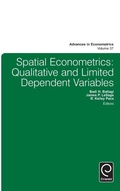 Cover: Spatial Econometrics - Emerald Group Publishing Limited