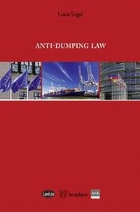 Abbildung von: Antidumping Law - Editions juridiques Bruylant