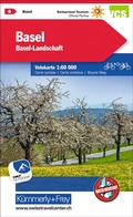 Cover: K&uuml;mmerly+Frey Velokarte 4 Basel-Landschaft 1:60.000 - Hallwag K&uuml;mmerly+Frey