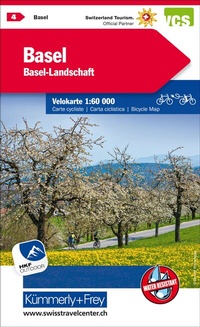 Abbildung von: Kümmerly+Frey Velokarte 4 Basel-Landschaft 1:60.000 - Hallwag Kümmerly+Frey