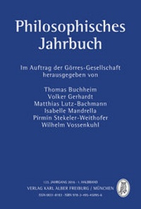 Abbildung von: Philosophisches Jahrbuch - Karl Alber Verlag