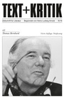 Cover: Thomas Bernhard - edition text + kritik