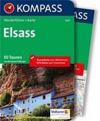 Enlarge image Cover: KOMPASS Wanderführer Elsass - KOMPASS-Karten