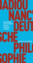 Cover: Deutsche Philosophie. Ein Dialog - Matthes & Seitz Berlin