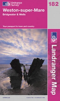 Abbildung von: Weston-super-Mare, Bridgwater & Wells - Ordnance Survey