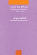 Cover: Theory and Politics - MIT Press