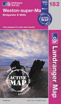 Abbildung von: Weston-super-Mare, Bridgwater and Wells - Ordnance Survey