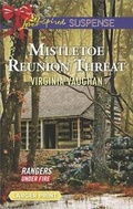 Cover: Mistletoe Reunion Threat - Love Inspired Suspense Larger Print