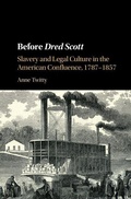 Cover: Before Dred Scott - Cambridge University Press
