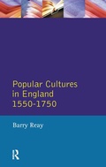 Cover: Popular Cultures in England 1550-1750 - Routledge