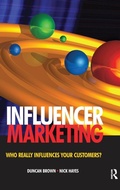 Cover: Influencer Marketing - Routledge